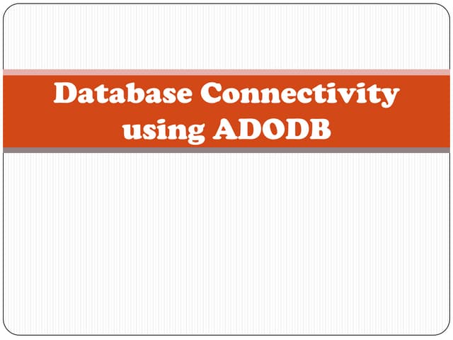 Data base connectivity and flex grid in vb