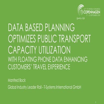 Data based planning optimizes public transport capacity utilization