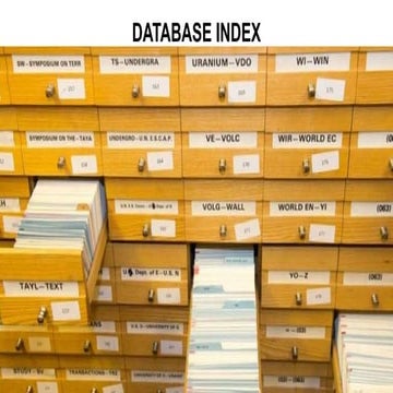 AN INTRODUCTION TO THE CONCEPT OF DATABASE INDEX.pptx