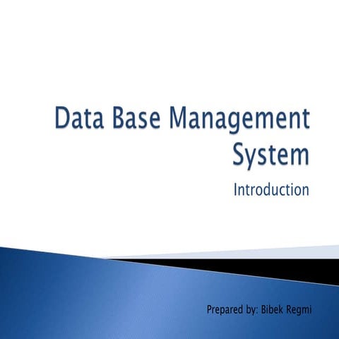 Data base management system | PPT
