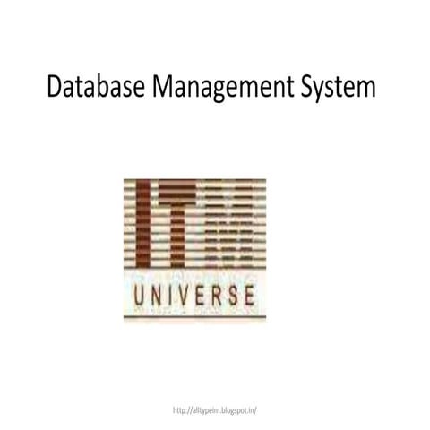 Database management system