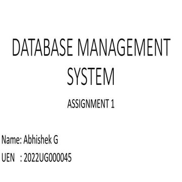 Database Management System on shops in bangalore