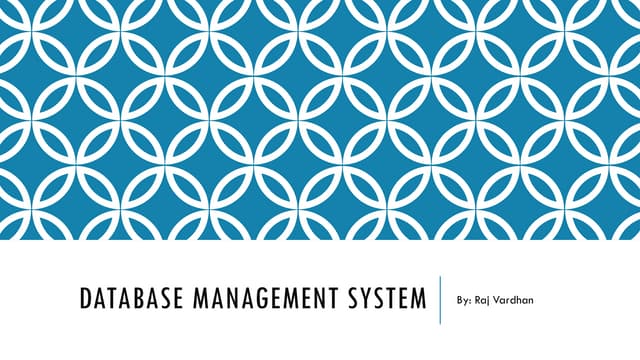 Database Management System Introduction to DBMS.pptx