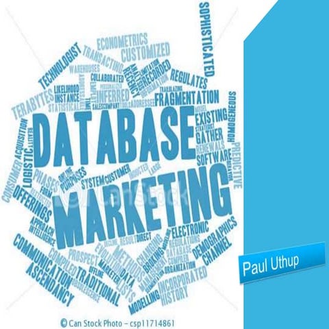 Database marketing