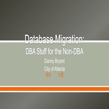 Database Migration using Oracle SQL Developer: DBA Stuff for the Non ...