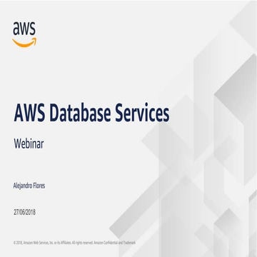 AWS Database Day - Español