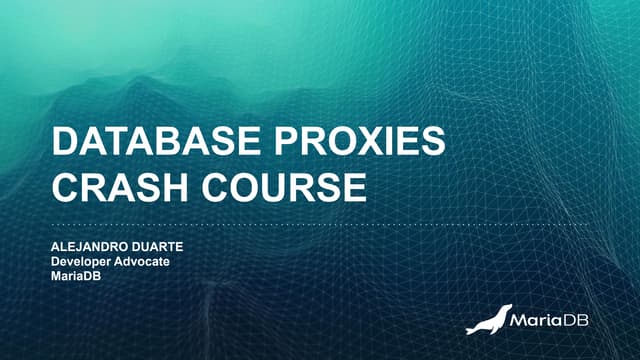 Database Proxies CRASH COURSE.pdf