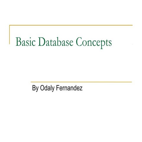 Databases | PPT