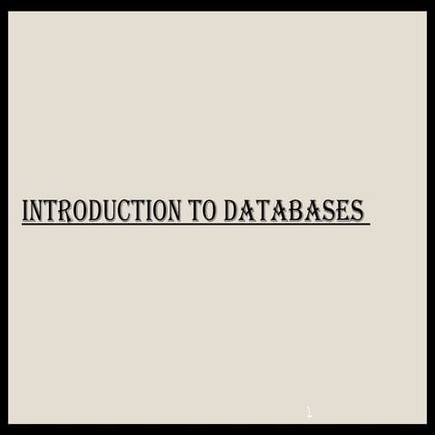 Bioinformatics and Databases in Biological Science | PPT