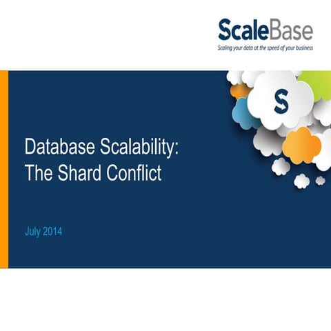 Database Scalability - The Shard Conflict