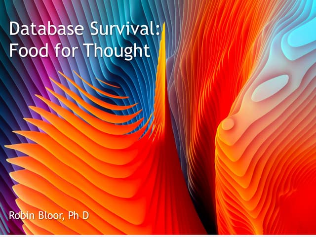 Horses for Courses: Database Roundtable