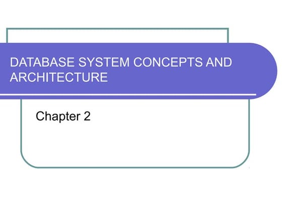 3 Level Architecture | PPT