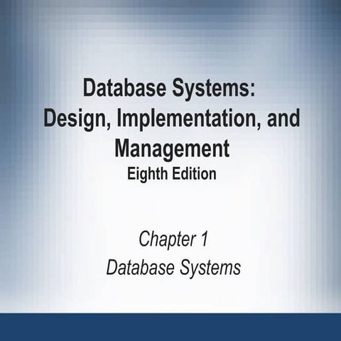Database systems | PPT
