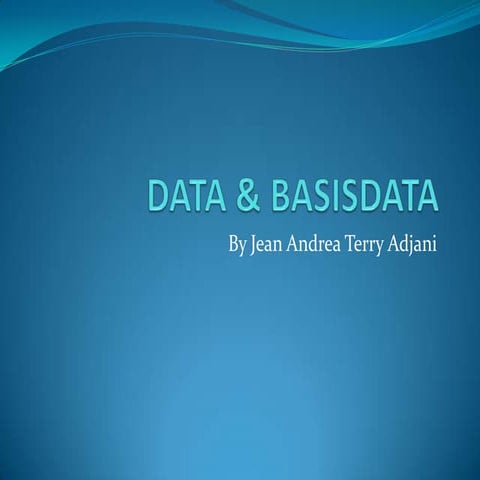Data & basisdata