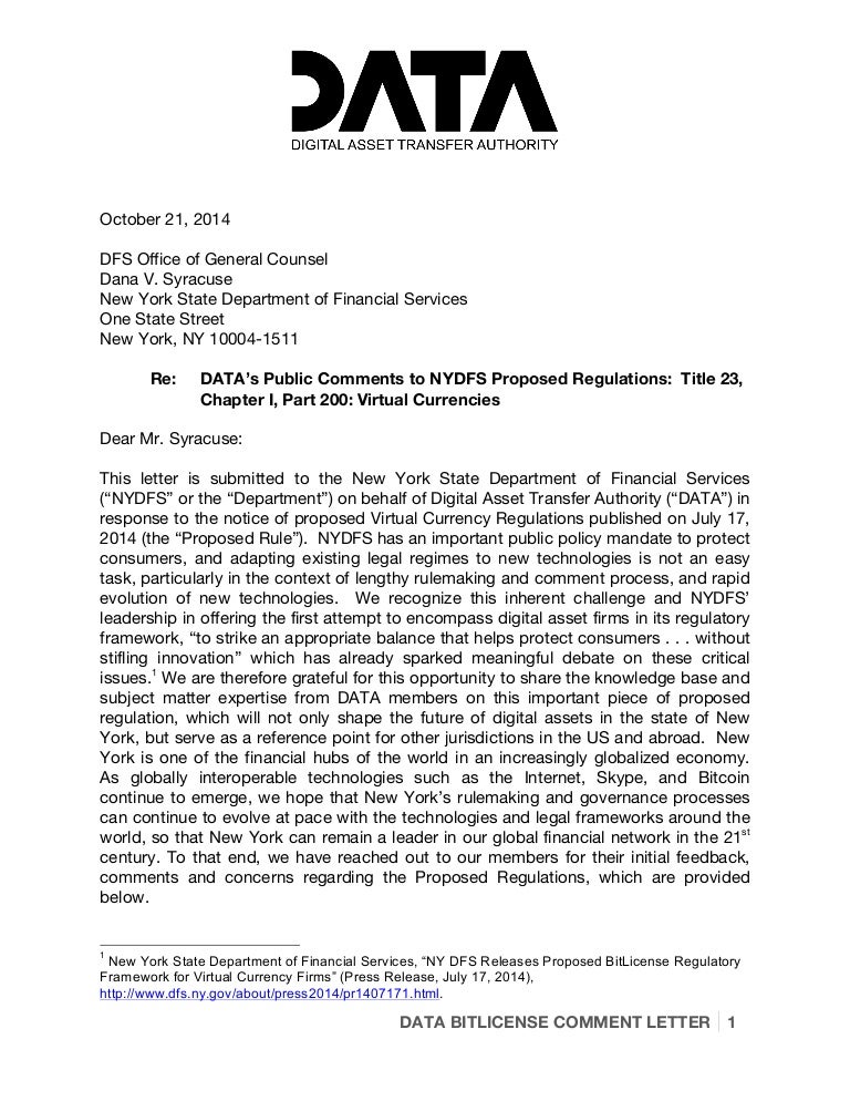 sample license letter transfer comment Authority Transfer license Asset Bit Digital