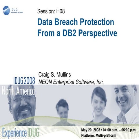 Data breach protection from a  DB2 perspective