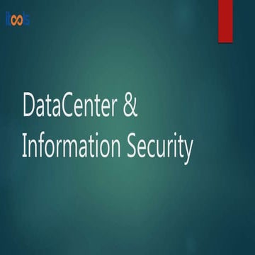MNSEC 2018 - Data center security