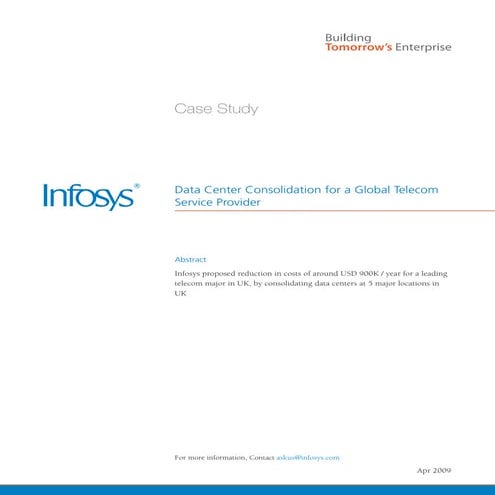 Data Center Consolidation Services