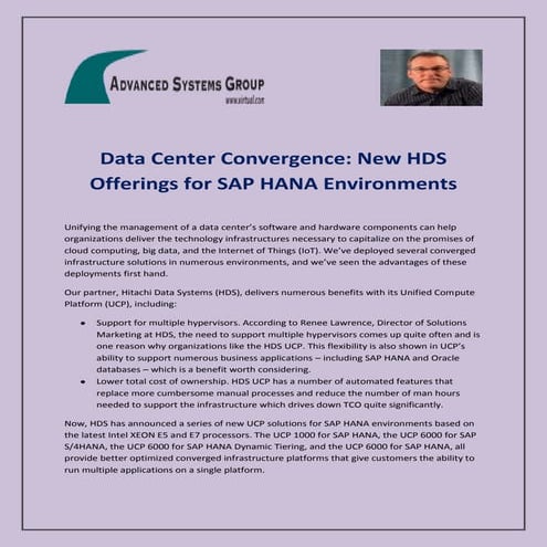 Data center convergence