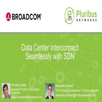 Data Center Interconnect Seamlessly with SDN