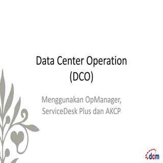 Data center operation