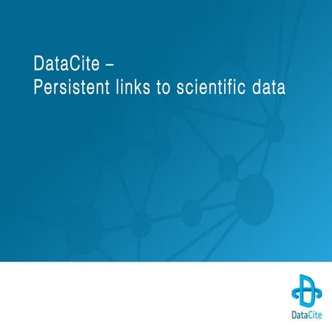 DataCite overview 2014