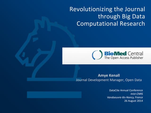 Revolutionising the Journal through Big Data Computational Research