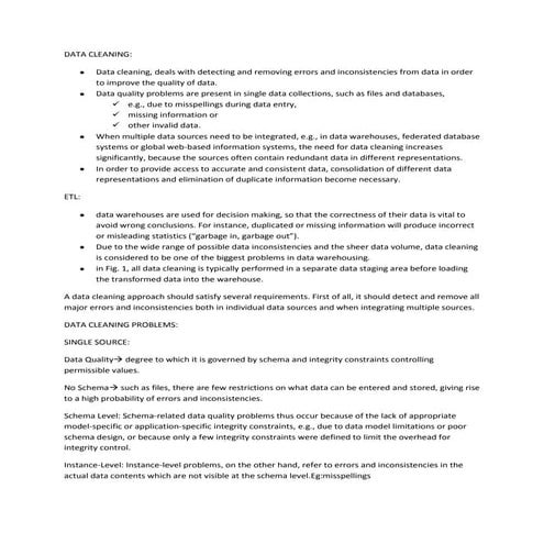 Data cleaning | DOCX