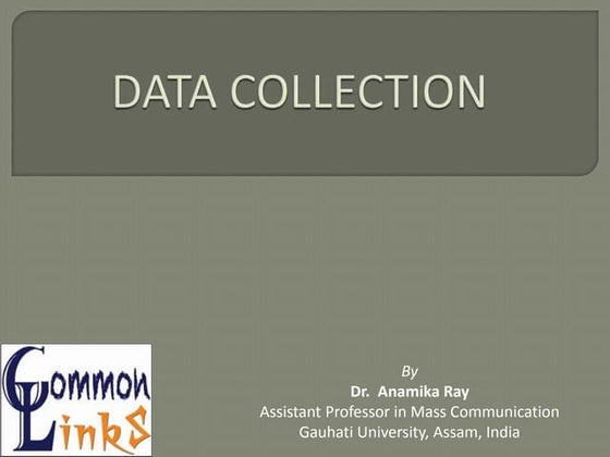Methods of data collection (research methodology) | PPT