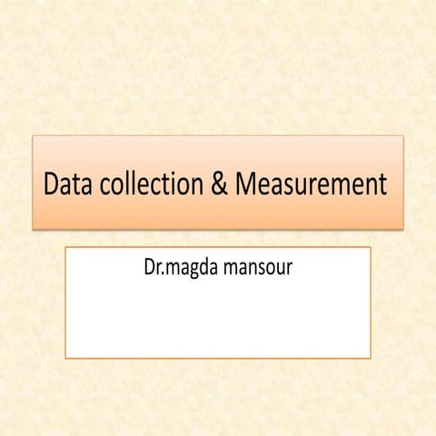 Data collection