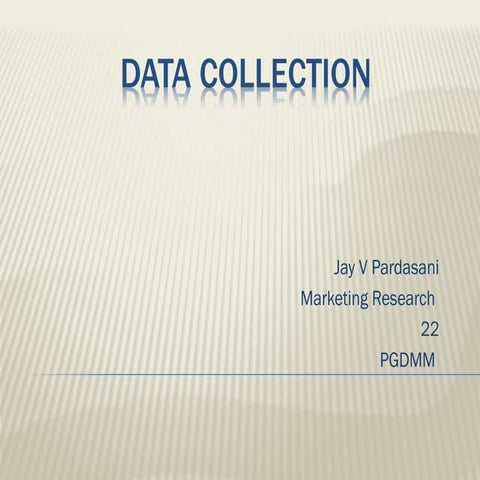 Data Collection | PPT