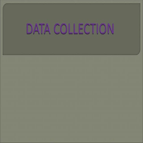 data collection, primary and secondary sources and methods.