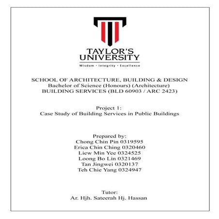 Building Service Case Study Report - Pantai Hospital, Kuala Lumpur (Bangsar)