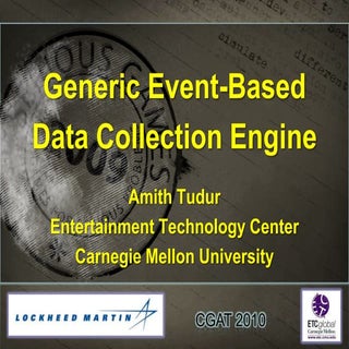 Generic Event Based Data Collection...