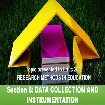 Data Collection and Instrumentation | PPTX