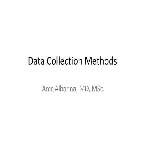 Data collection methods RSS6 2014