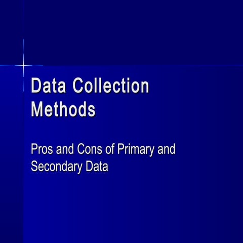 Data collection methods | PPT