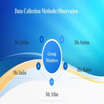DATA COLLECTION METHODS.ppt business statistics | PDF