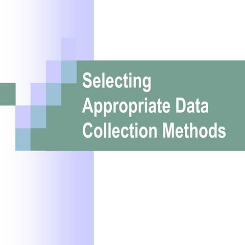 Data collection methods (2)