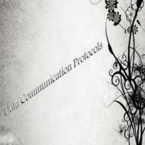 data communication protocol | PPT