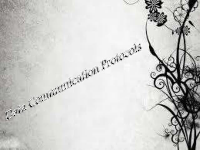 data communication protocol | PPT