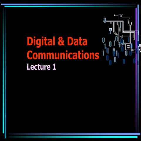 Digital and Data Communication Lesson 1.ppt | Computer Networking ...