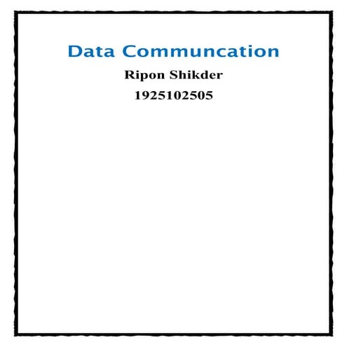 Data communication