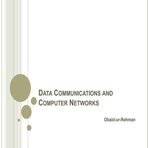 Data communications and computer networks | PPT