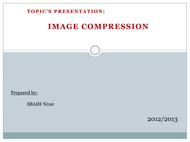Data compression