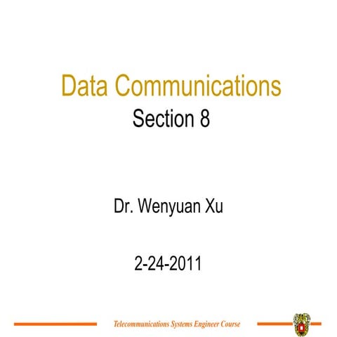 Datacom Section 8 - NetworkManagment.ppt