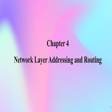 Comprehensive Guide to Network Layer Addressing and Routing in IPv4 | PDF