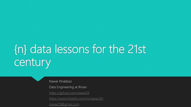 Enabling Data centric Teams