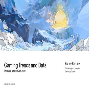 Data and the Future of Gaming Post COVID | PDF
