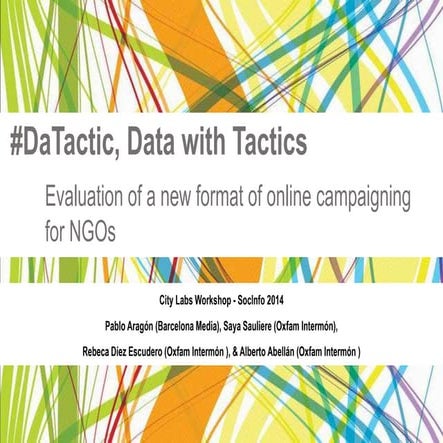 Datactic, Data with Tactics